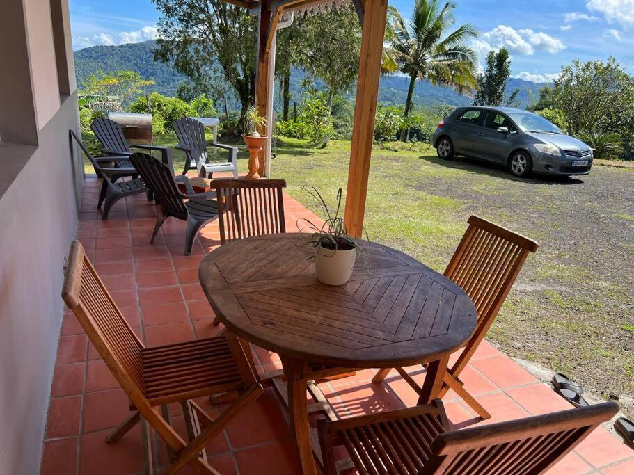 972B-Coin De Verdure Au Pied De La Montagne Pelee Le Morne-Rouge Exterior foto
